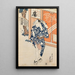Zonder titel - Shunkosai Hokuei — ingelijst kunstwerk aan de muur