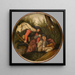 Als blinden blinden leiden, zullen beiden in de afgrond vallen - Pieter Brueghel de Jonge — wandpresentatie van het kunstwerk