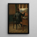 The painter JC Dahl at his easel - Siegwald Dahl — framed artwork on a wall