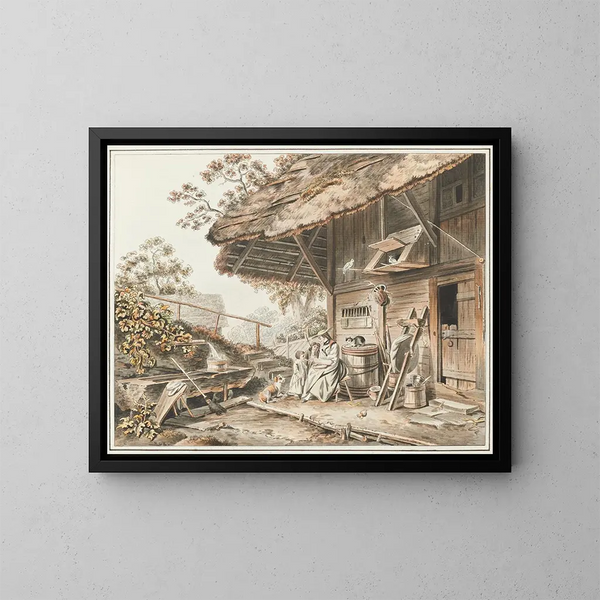 La Bonne Mère - Sigmund Freudenberger — ingelijst kunstwerk aan de muur