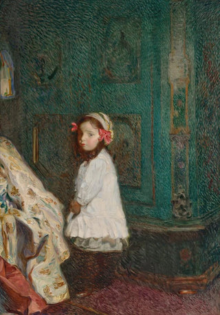 Sigmund Walter Hampel - Girl in an interior.webp