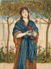 A priestess of Diana offering poppies - Simeon Solomon — artwork view