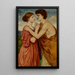 Damon et Aglaé - Simeon Solomon — ingelijst kunstwerk aan de muur