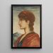 Tête - Simeon Solomon — ingelijst kunstwerk aan de muur