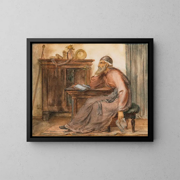 Le Voyant - Simeon Solomon — ingelijst kunstwerk aan de muur