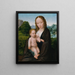 Maagd met Kind - Simon Bening — ingelijst kunstwerk aan de muur