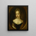 Anna van Citters 1664-94 Daughter of Aernout van Citters and Josina Parduyn - Simon Dubois — framed artwork on a wall
