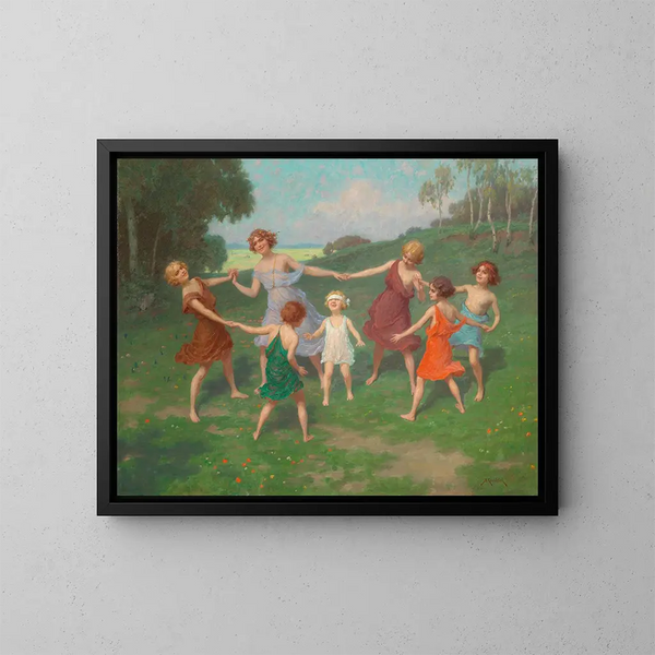 Vache aveugle - Simon Glücklich — ingelijst kunstwerk aan de muur