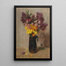 Flower Still Life - Simon Glücklich — framed artwork on a wall