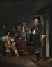 De terugkeer van een jagersgroep op jacht - Simon Kick — weergave van het kunstwerk