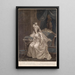 Marie-Antoinette - Simon Malgo — ingelijst kunstwerk aan de muur