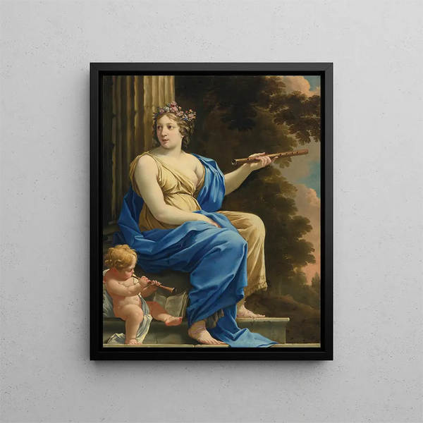 Simon Vouet - Euterpe The Muse Of Music And Lyric Poetry.webp