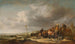 Beach with Fishermen - Simon de Vlieger — artwork view