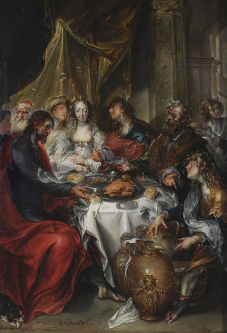 Simon de Vos - Feast at Cana.webp