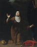 Een heilige non - Simone Pignoni — weergave van het kunstwerk