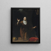 Een heilige non - Simone Pignoni — ingelijst kunstwerk aan de muur