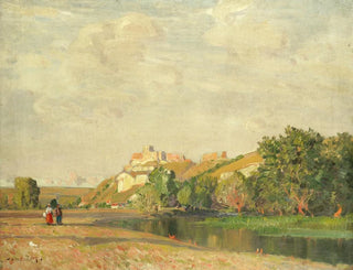 Sir Alfred East - Chteau Gaillard on the Seine.webp
