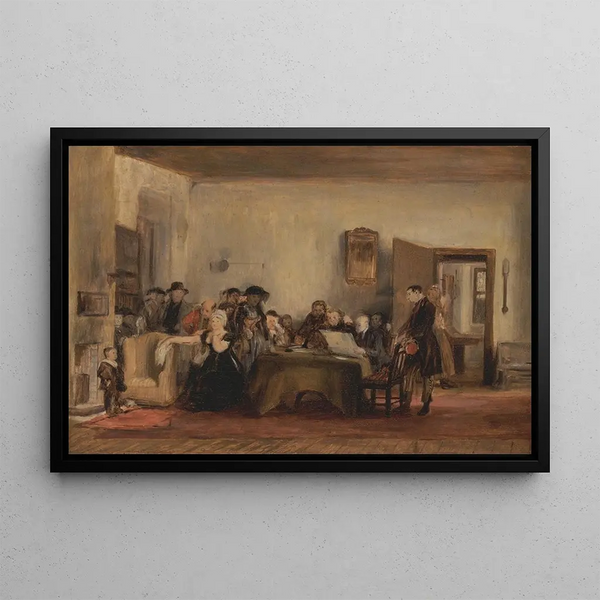 Sir David Wilkie - Sketch for The Reading of a Will.webp