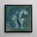 Een knielend figuur - Sir Edward Coley Burne-Jones — ingelijst kunstwerk aan de muur