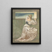 Dorigène van Bretagne schilderij wacht op de terugkeer van haar man - Sir Edward Coley Burne-Jones — ingelijst kunstwerk aan de muur