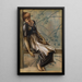 La Série de la Rose Épineuse, étude pour La Cour du Jardin III - Sir Edward Coley Burne-Jones — ingelijst kunstwerk aan de muur
