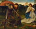 De strijd van Sint-Joris tegen de draak VI - Sir Edward Coley Burne-Jones — weergave van het kunstwerk