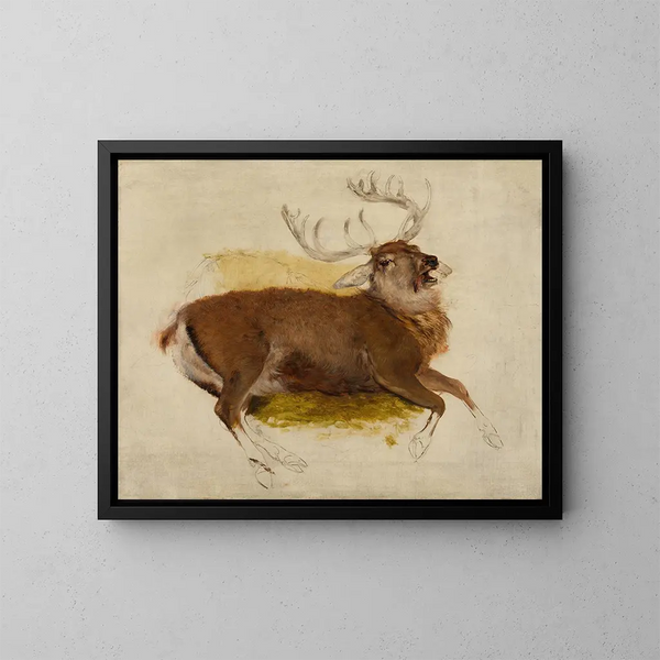 Dode hert - Sir Edwin Henry Landseer — ingelijst kunstwerk aan de muur