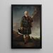 Sir Alexander Macdonald Sir Alasdair MacDhmhnaill Shlite 1744-1795 9e Baronet de Sleat et 1er Baron Macdonald de Slate - Sir George Chalmers — ingelijst kunstwerk aan de muur