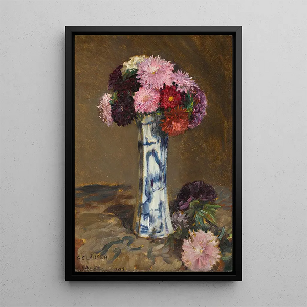 Sir George Clausen - Asters.webp