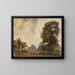 Landschap met bomen - Sir George Clausen — ingelijst kunstwerk aan de muur