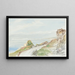 Freshwater Bay Île de Wight - Sir George Hayter — framed artwork on a wall