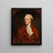 Portrait of Richard Burke, son of Edmund Burke, parliamentary agent of the Catholic Committee - Sir George Hayter — framed artwork on a wall
