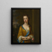 Portret van de hertogin van Newcastle - Sir Godfrey Kneller — ingelijst kunstwerk aan de muur