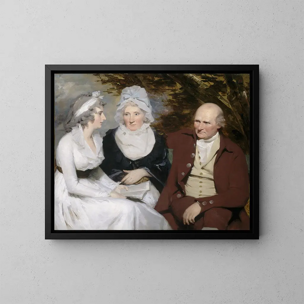Betty Johnstone en Mademoiselle Wedderburn - Sir Henry Raeburn — ingelijst kunstwerk aan de muur