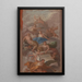 La Gratitude couronnée par la Paix avec d'autres figures allégoriques de l'Industrie, la Renommée et l'Abondance - Sir James Thornhill — ingelijst kunstwerk aan de muur