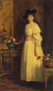 Mademoiselle Gertrude Vanderbilt - Sir John Everett Millais — weergave van het kunstwerk