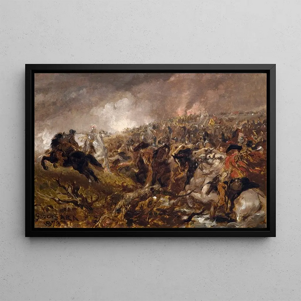 Sir John Gilbert - Preparing For The Charge.webp