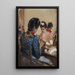 Fabrikanten van sigaretten in Sevilla - Sir John Lavery — ingelijst kunstwerk aan de muur