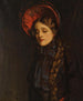 Edna May in de Belle van New York - Sir John Lavery — weergave van het kunstwerk