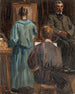 Binnenkant van de atelier van de kunstenaar - Sir John Lavery — weergave van het kunstwerk