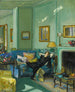 Mme Osler - Sir John Lavery — weergave van het kunstwerk