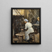 De fabrikant van schijven - Sir John Lavery — ingelijst kunstwerk aan de muur