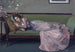 Het Groene Bankje - Sir John Lavery — weergave van het kunstwerk