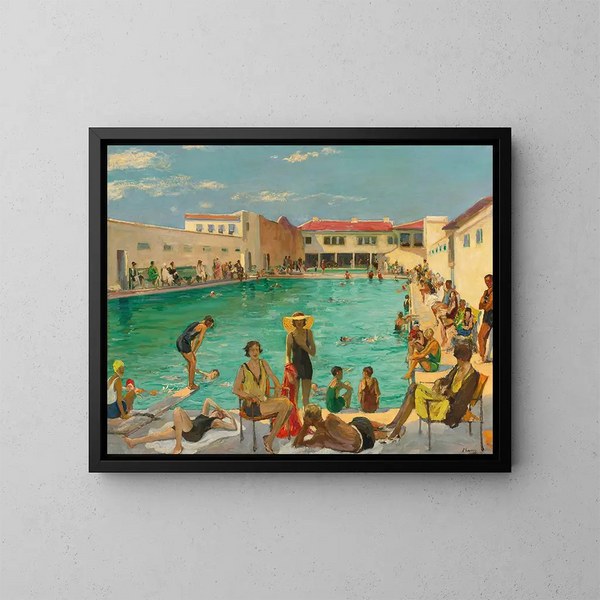 Winter in Florida - Sir John Lavery — ingelijst kunstwerk aan de muur