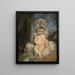 Infant Academy The Mob Cap - Sir Joshua Reynolds — framed artwork on a wall