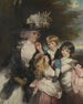 Lady Smith Charlotte Delaval and her children George Henry Louisa and Charlotte - Sir Joshua Reynolds — artwork view
