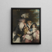 Lady Smith Charlotte Delaval and her children George Henry Louisa and Charlotte - Sir Joshua Reynolds — framed artwork on a wall