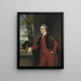 Portrait painting of Francis Basset, future 1st Baron of Dunstanville and Basset - Sir Joshua Reynolds — framed artwork on a wall