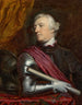 Portrait of George Townshend, 1st Marquess Townshend – Sir Joshua Reynolds — half-length portrait in armour with a red sash and helmet
