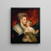 Portrait of Lady Dashwood 1763-1796 and her son Henry George Mayne - Sir Joshua Reynolds — framed artwork on a wall